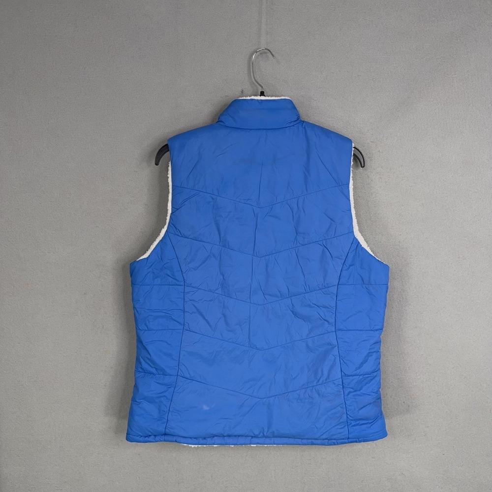 Detroit Lions Vest Womens Large Blue NFL Football Team Apparel Reversible - Picture 4 of 11